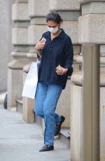 KATIE HOLMES Out Shopping at Santa Maria Novella in New York 01/08/2021