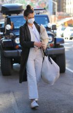 KATIE HOLMES Out Shopping in New York 01/07/2021