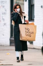 KATIE HOLMES Shopping at Macy