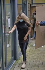KATIE PRICE Arrives at Leeds Dock 01/19/2021