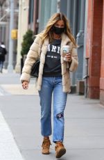 KELLY BENSIMON Out for Coffee in New York 01/24/2021