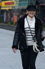 KELLY BROOK Arrives at Global Radio in London 01/08/2021