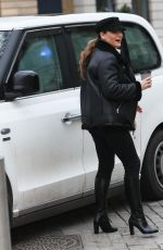 KELLY BROOK Arrives at Global Radio in London 01/08/2021