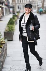 KELLY BROOK Arrives at Global Radio in London 01/08/2021