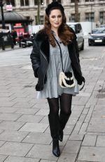 KELLY BROOK Arrives at Heart Radio in London 01/18/2021