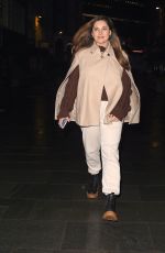 KELLY BROOK Leaves Global Radio Studios in London 01/28/2021