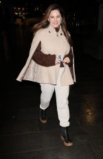 KELLY BROOK Leaves Global Radio Studios in London 01/28/2021