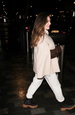 KELLY BROOK Leaves Global Radio Studios in London 01/28/2021