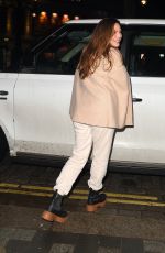 KELLY BROOK Leaves Global Radio Studios in London 01/28/2021