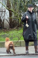 KELLY BROOK Out with Her Dog Teddy in London 01/04/2021