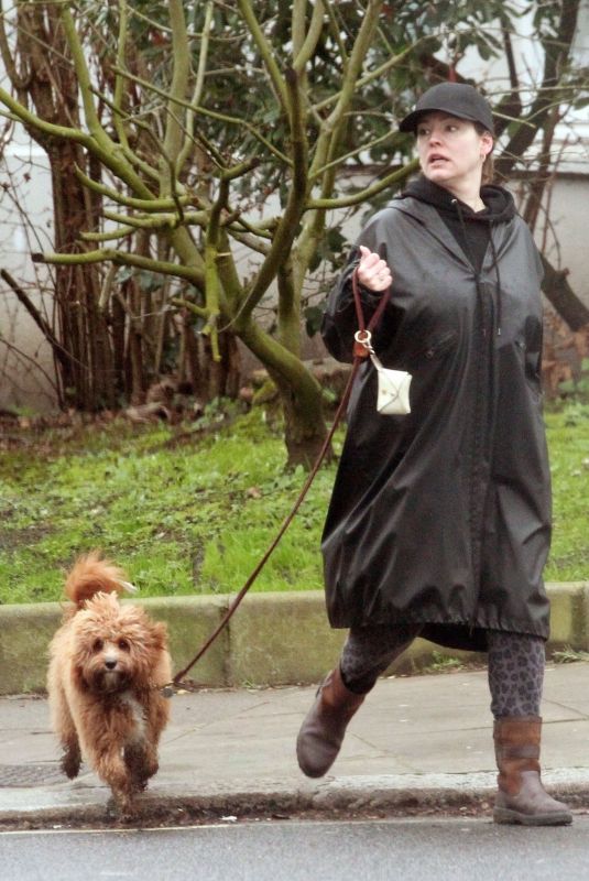KELLY BROOK Out with Her Dog Teddy in London 01/04/2021