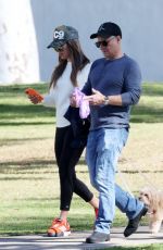 KELLY DODD Out with her Dog in Newport Beach 01/30/2021