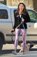 KELLY DODD Out with Her Dogs in Newport Beach 01/27/2021
