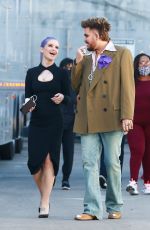 KELLY OSBOURNE and Adam Lambert on the Set of a New Show in Los Angeles 01/15/2021