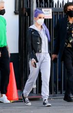 KELLY OSBOURNE and Adam Lambert on the Set of a New Show in Los Angeles 01/15/2021
