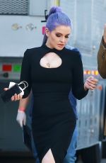 KELLY OSBOURNE and Adam Lambert on the Set of a New Show in Los Angeles 01/15/2021