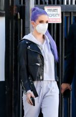 KELLY OSBOURNE and Adam Lambert on the Set of a New Show in Los Angeles 01/15/2021