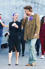 KELLY OSBOURNE and Adam Lambert on the Set of a New Show in Los Angeles 01/15/2021