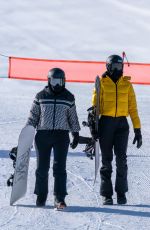KENDALL and KYLIE JENNER Out Snowboarding in Aspen 01/02/2021