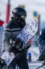 KENDALL and KYLIE JENNER Out Snowboarding in Aspen 01/02/2021