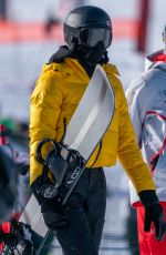 KENDALL and KYLIE JENNER Out Snowboarding in Aspen 01/02/2021