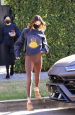 KENDALL JENNER Leaves a Gym in Los Angeles 01/20/2021