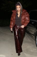 KIM KARDASHIAN Night Out in Los Angels 01/04/2021