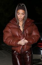 KIM KARDASHIAN Night Out in Los Angels 01/04/2021