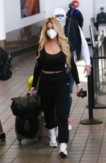 KIM ZOLCIAK at LAX Airport in Los Angeles 01/06/2021
