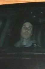 KOURTNEY KARDASHIAN and Travis Barker Night Out in Malibu 01/18/2021