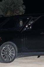 KOURTNEY KARDASHIAN and Travis Barker Night Out in Malibu 01/18/2021