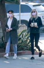 KRISTEN STEWART and DYLAN MEYER at Blue Bottle in Los Feliz 01/04/2021