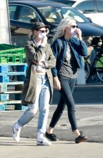 KRISTEN STEWART and DYLAN MEYER at Blue Bottle in Los Feliz 01/04/2021