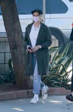 KRISTEN STEWART and DYLAN MEYER at Blue Bottle in Los Feliz 01/04/2021