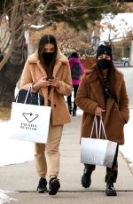 KYLE RICHARDS Out Shopping with a Friend in Aspen 01/03/2021