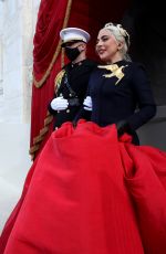 LADY GAGA Performs at 59th Presidential Inauguration in Washington, DC 01/20/2021