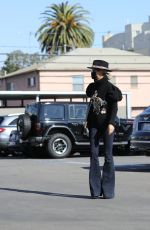 LAETICIA HALLYDAY Out and About in Santa Monica 01/24/2021