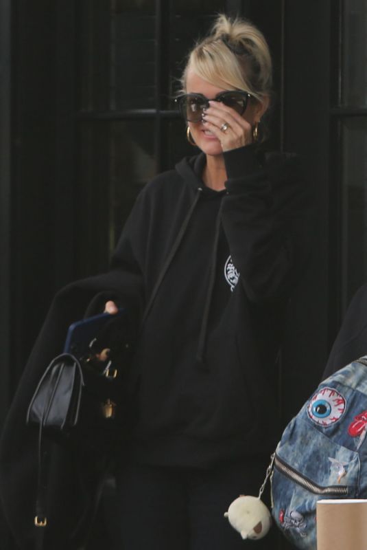 LAETICIA HALLYDAY Out in Los Angeles 01/13/2021