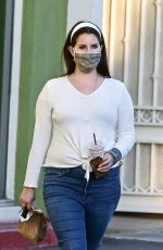 LANA DEL REY Out and About in Studio City 01/10/2021