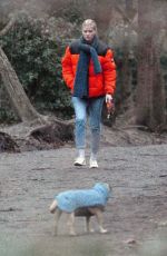 LARA STONE Out and About in London 01/22/2021