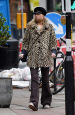 LAURA WHITMORE Out with Her Dog in London 01/18/2021