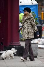 LAURA WHITMORE Out with Her Dog in London 01/18/2021