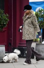 LAURA WHITMORE Out with Her Dog in London 01/18/2021