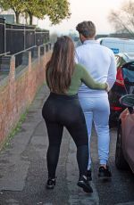 LAUREN GOODGER and Charles Drury Out Kissing in Essex 12/31/2020