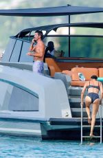 LAUREN SILVERMAN in Bikini at a Boat in Barbados 01/12/2021