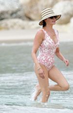 LAUREN SILVERMAN in Swimsuit at a Beach 01/10/2021