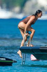 LAUREN SILVERMAN in Swimsuit at a Boat in Barbados 01/05/2021