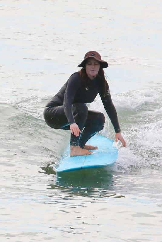 LEIGHTON MEESTER in Wetsuit Surfing in Malibu 01/13/2021