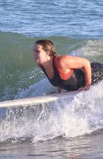LEIGHTON MEESTER Out Surfing in Malibu 01/04/2021