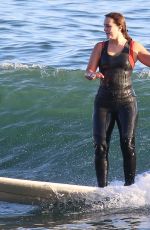 LEIGHTON MEESTER Out Surfing in Malibu 01/04/2021